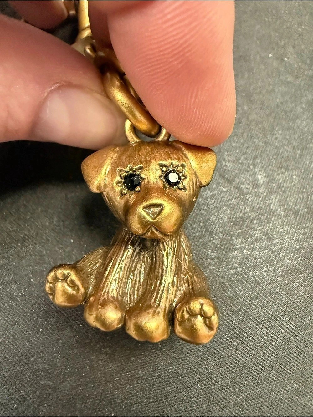 Coach Creatures Puppy Dog Bag Charm Keychain